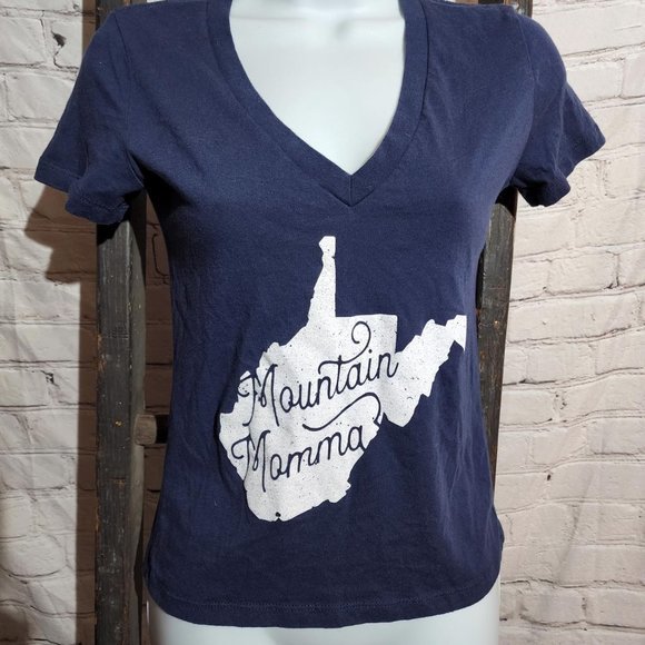 WV Mountain Mama Shirt West Virginia WV Small - Picture 1 of 3